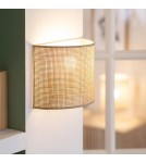 Abruzzo Kinkiet LED z Rattanu Bogho Bianca 25cm ABR-KL-BH-E14 Abruzzo Kinkiet LED z Rattanu Bogho Bianca 25cm ABR-KL-BH-E14