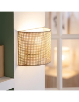 Abruzzo LED wall lamp in Rattan Bogho Bianca 25cm ABR-KL-BH-E14 - product 2