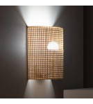 Abruzzo Kinkiet LED z Rattanu Bogho Bianca 25cm ABR-KL-BH-E14 Abruzzo Kinkiet LED z Rattanu Bogho Bianca 25cm ABR-KL-BH-E14