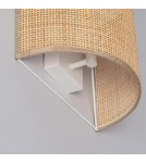 Abruzzo Kinkiet LED z Rattanu Bogho Bianca 25cm ABR-KL-BH-E14 Abruzzo Kinkiet LED z Rattanu Bogho Bianca 25cm ABR-KL-BH-E14