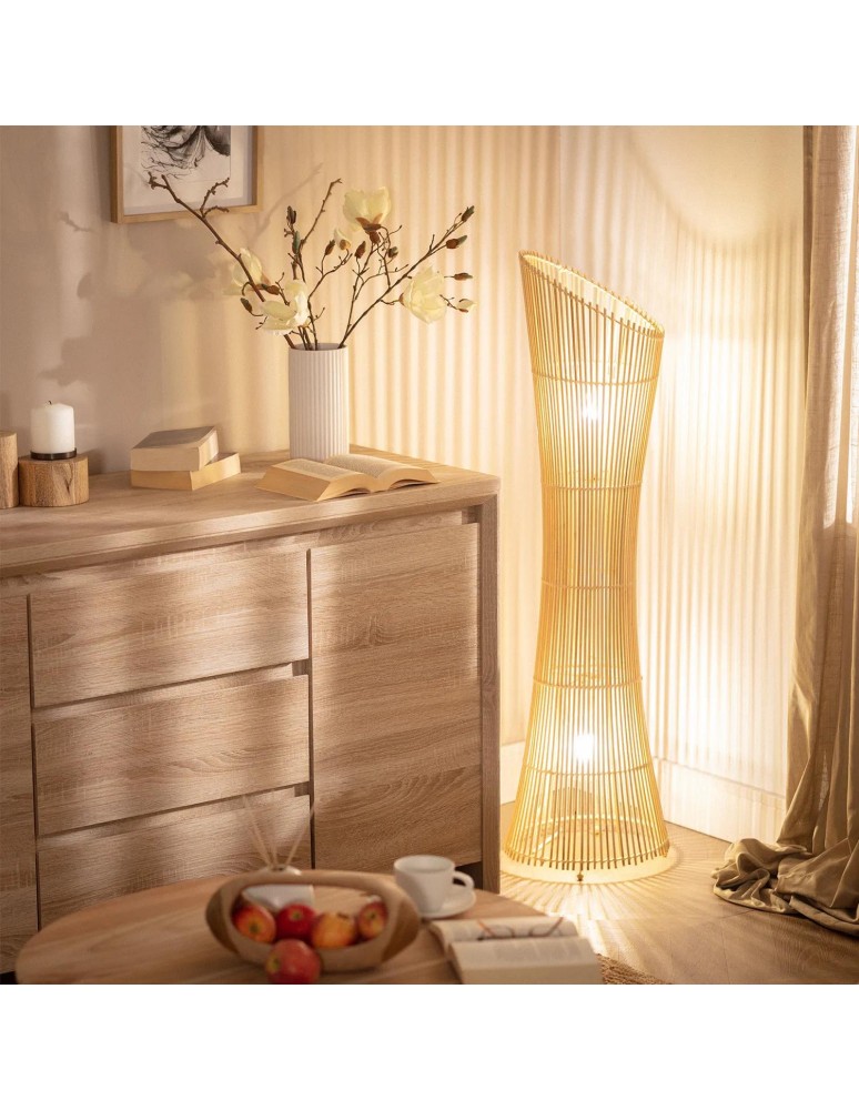 Floor lamps - Abruzzo Floor Lamp 120cm Boho Camilla 2x E27 ABR-LP1-BH-E27 - product kolory-swiatla.pl 4