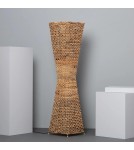 Abruzzo Lampa Podłogowa 130cm z Włókien Naturalnych Boho Carlotta 2x E27 ABR-LP2-BH-E27