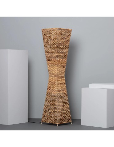 Abruzzo Floor Lamp 130cm Natural Fiber Boho Carlotta 2x E27 ABR-LP2-BH-E27 - product 2