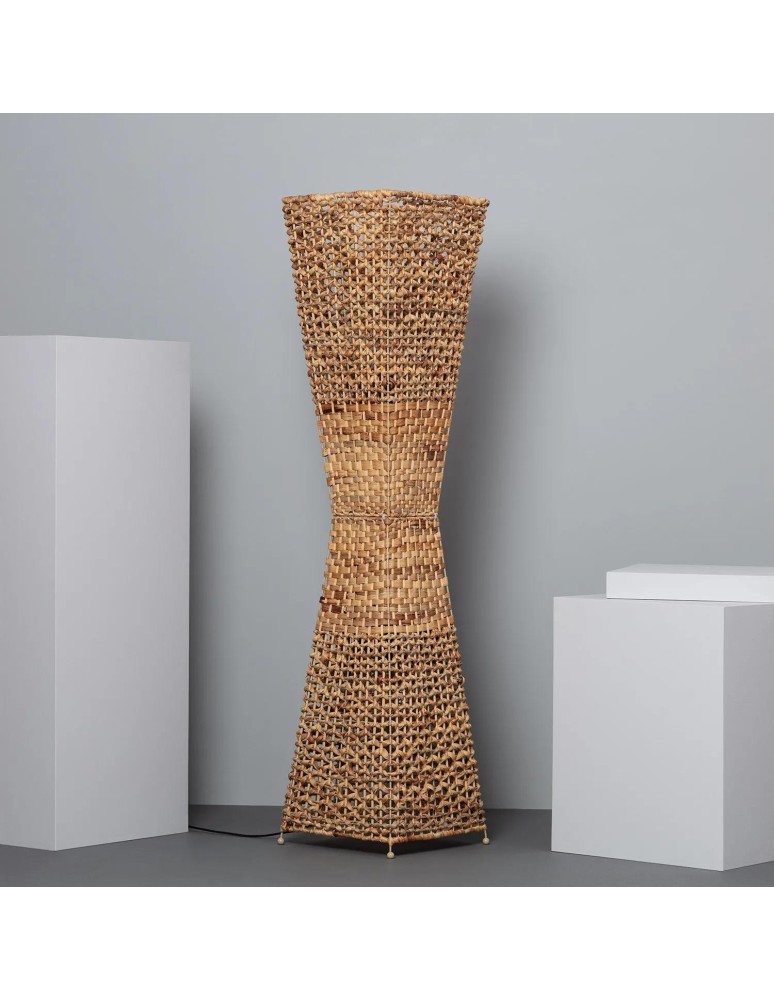 Floor lamps - Abruzzo Floor Lamp 130cm Natural Fiber Boho Carlotta 2x E27 ABR-LP2-BH-E27 - product kolory-swiatla.pl 2