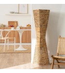 Abruzzo Lampa Podłogowa 130cm z Włókien Naturalnych Boho Carlotta 2x E27 ABR-LP2-BH-E27