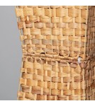 Abruzzo Lampa Podłogowa 130cm z Włókien Naturalnych Boho Carlotta 2x E27 ABR-LP2-BH-E27