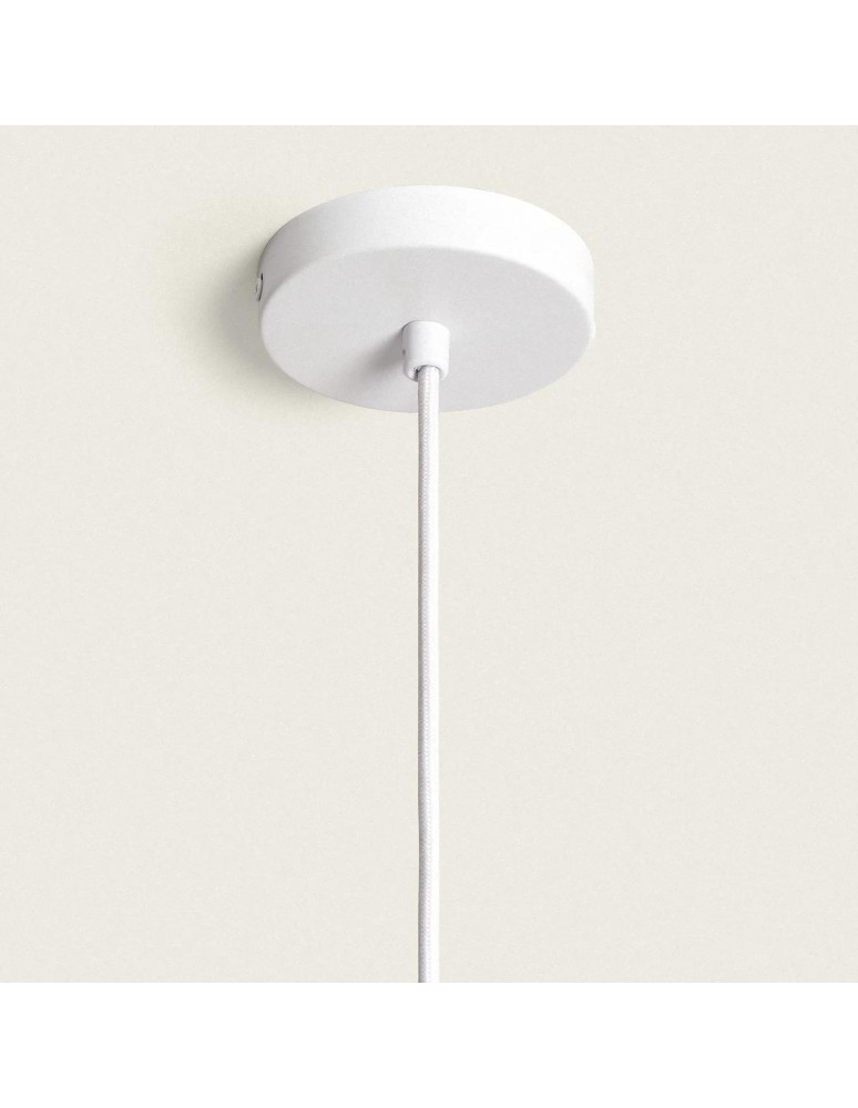 Abruzzo Lampa Wisząca Boho z Włókna Naturalnego Chiara E27 56cm ABR-LW2-BH-E27