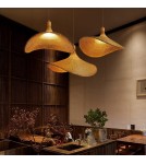 Boho pendant lamps - Abruzzo Natural Fiber Boho Hat Pendant Lamp Eleonora 50cm E27 ABR-LW5-BH50-E27 - product 6