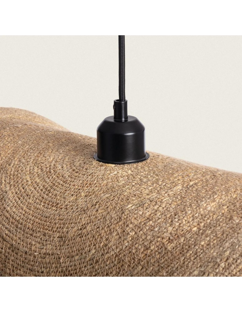 Boho pendant lamps - Abruzzo Natural Fiber Boho Hat Pendant Lamp Eleonora 50cm E27 ABR-LW5-BH50-E27 - product kolory-swiatla.pl 7
