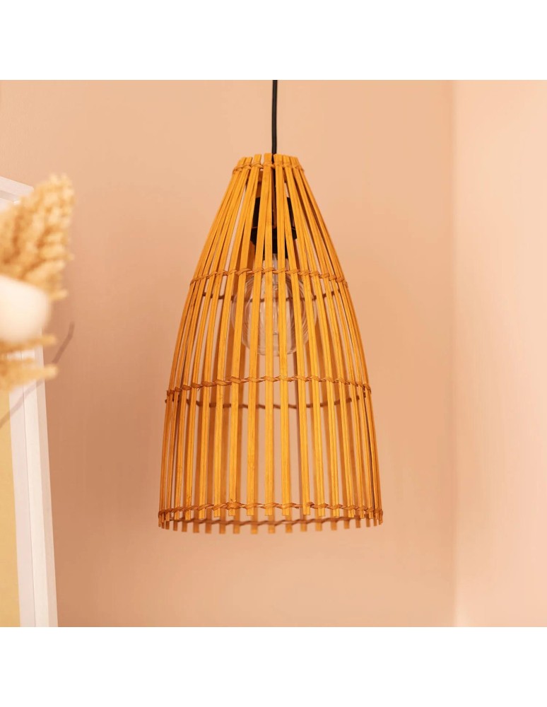 Boho pendant lamps - Abruzzo Bamboo Emilia E27 30cm Boho Pendant Lamp ABR-LW7-BH-E27 - product kolory-swiatla.pl 5