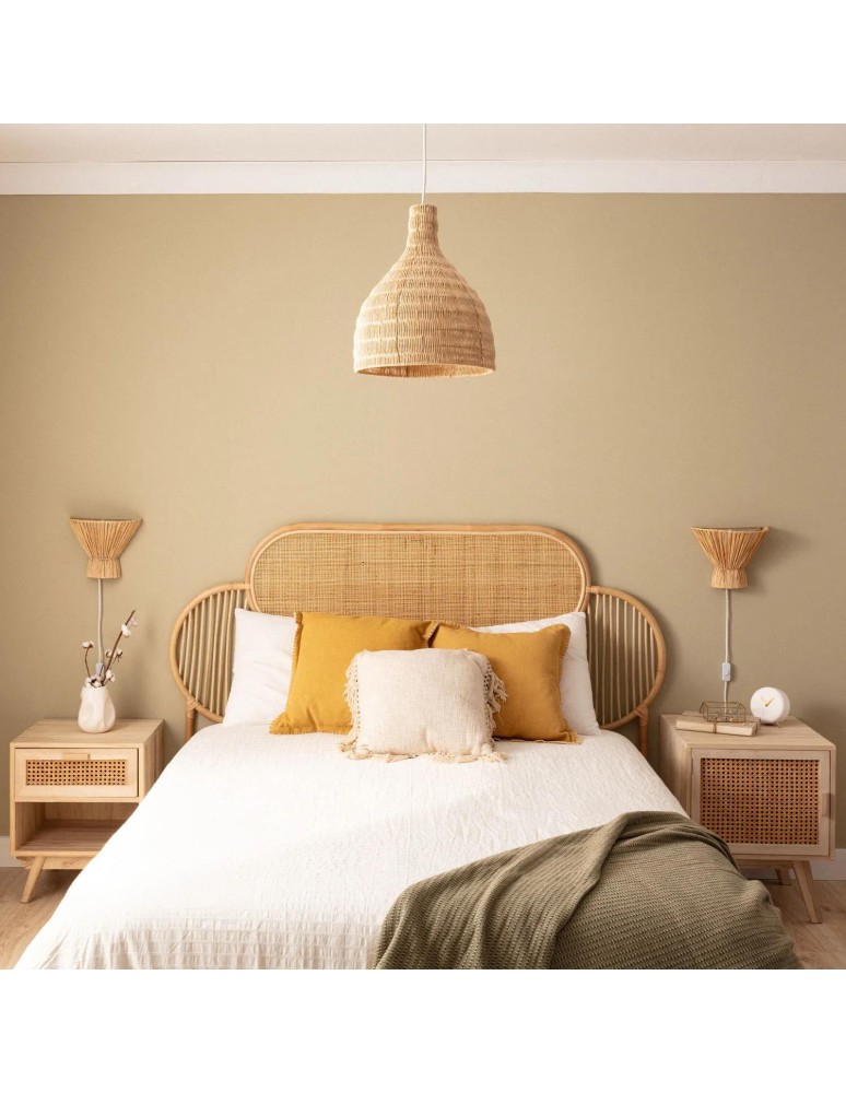 Boho pendant lamps - Abruzzo Flavia 30cm E27 Rattan Boho Pendant Lamp ABR-LW8-BH-E27 - product kolory-swiatla.pl 3