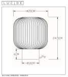 Lampy stołowe w stylu skandynawskim - Lucide MALOTO Biurkowa 1xE27 brązowy 45586/20/62 - produkt 8