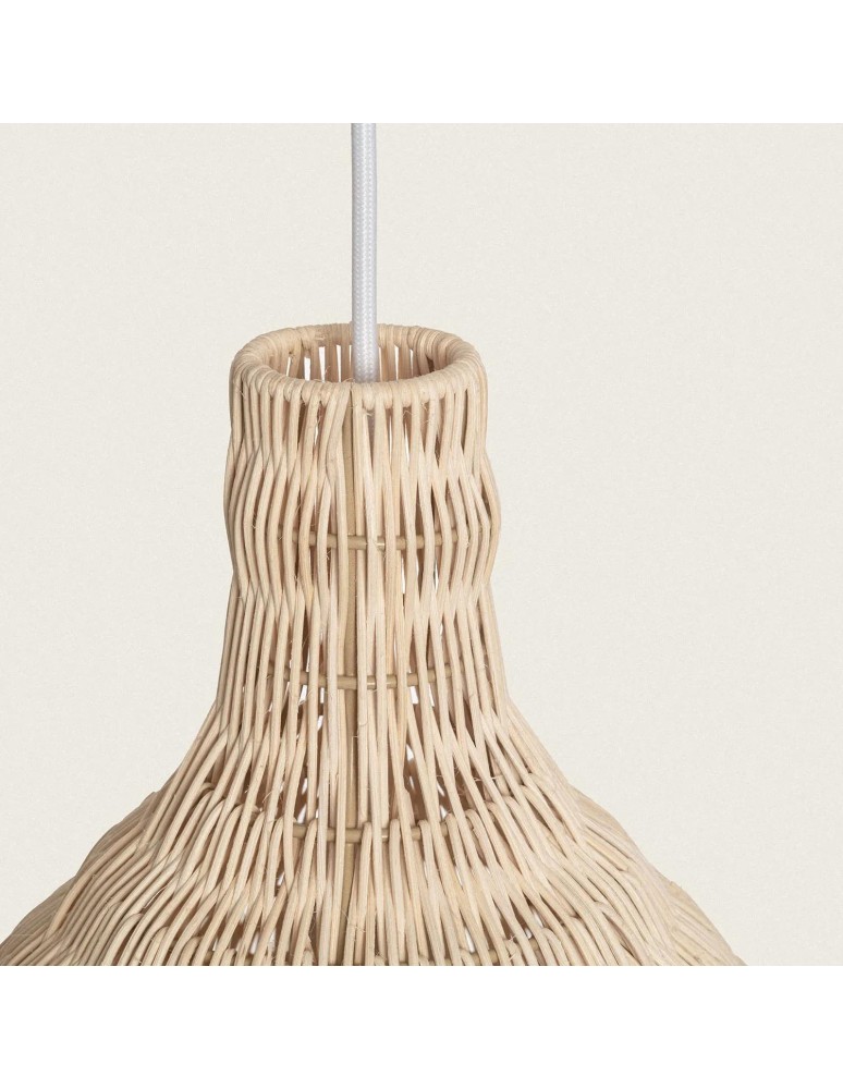 Abruzzo Lampa Wisząca Boho z Rattanu Flavia 30cm E27 ABR-LW8-BH-E27