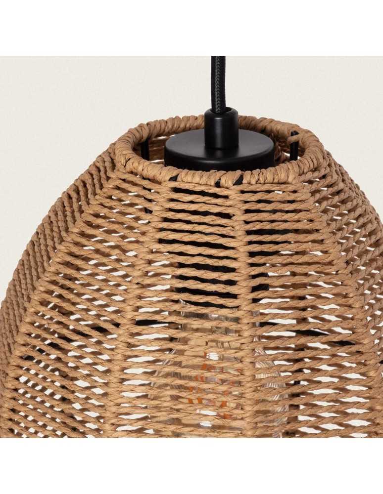 Abruzzo Lampa Wisząca Bohp z Plecionego Papieru Francesca 3xE27 ABR-LW9-BH-E27