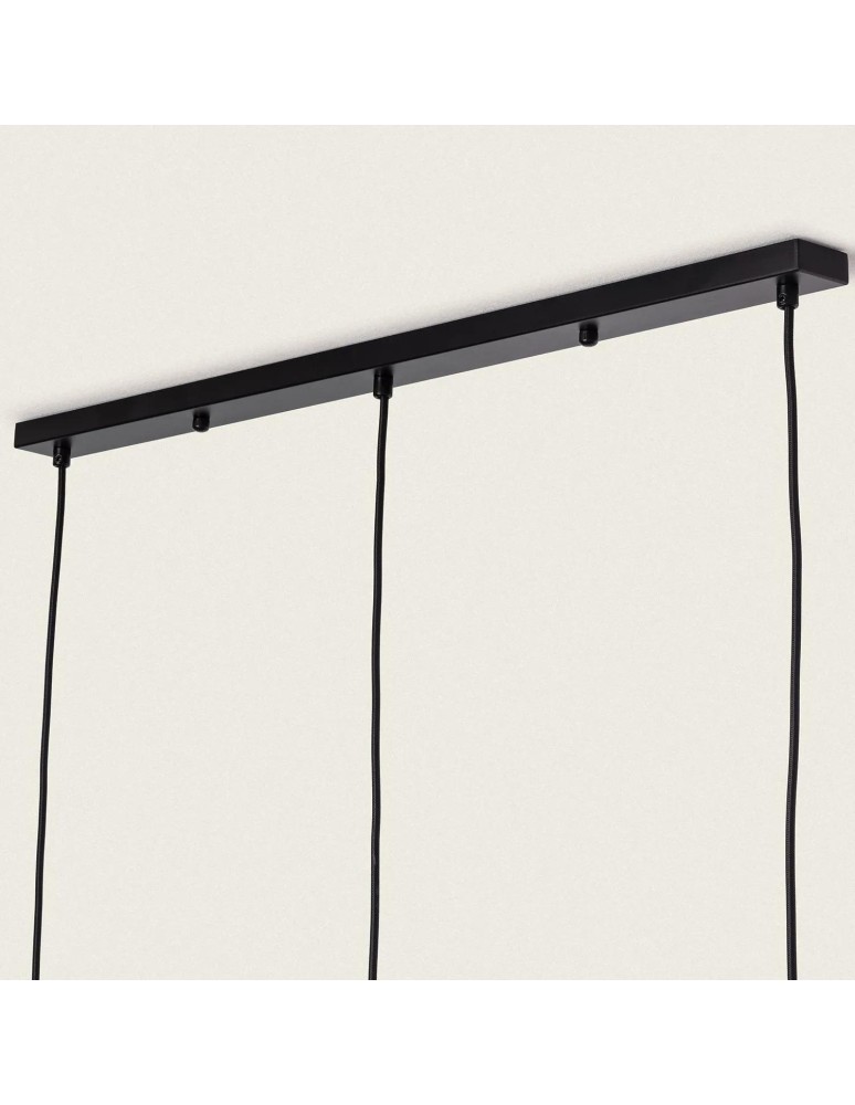 Boho pendant lamps - Abruzzo Francesca 3xE27 Braided Paper Bohp Pendant Lamp ABR-LW9-BH-E27 - product kolory-swiatla.pl 4