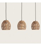 Abruzzo Lampa Wisząca Bohp z Plecionego Papieru Francesca 3xE27 ABR-LW9-BH-E27