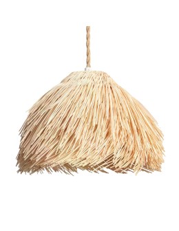 Abruzzo Boho Gabriella 35cm E27 Rattan Pendant Lamp ABR-LW10-BH-E27