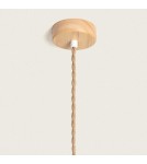 Abruzzo Lampa Wisząca z Rattanu Boho Gabriella 35cm E27 ABR-LW10-BH-E27