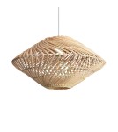 Abruzzo Lampa Wisząca Boho z Rattanu  Giorgia 50cm E27 ABR-LW11-BH-E27