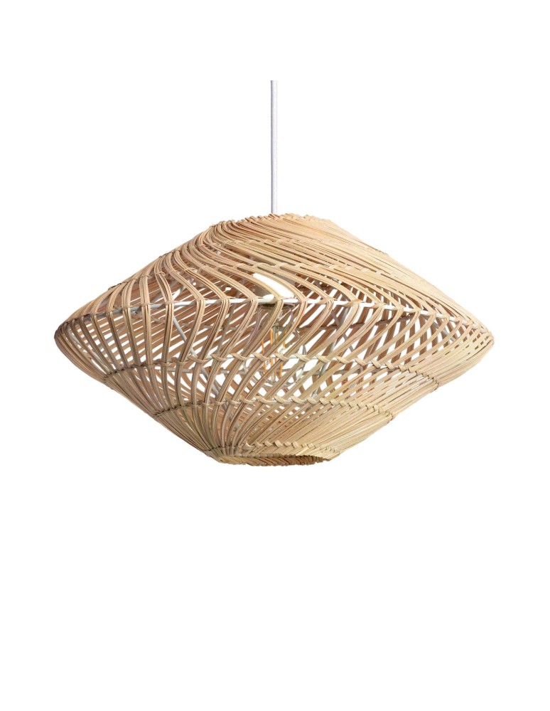 Boho pendant lamps - Abruzzo Giorgia 50cm E27 Rattan Boho Pendant Lamp ABR-LW11-BH-E27 - product kolory-swiatla.pl 1