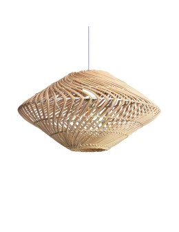 Abruzzo Giorgia 50cm E27 Rattan Boho Pendant Lamp ABR-LW11-BH-E27