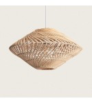 Abruzzo Lampa Wisząca Boho z Rattanu  Giorgia 50cm E27 ABR-LW11-BH-E27
