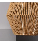 Boho pendant lamps - Abruzzo Giula Braided Paper Boho Pendant Lamp 30cm E27 ABR-LW12-BH-E27. - product 5