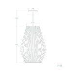 Abruzzo Lampa Wisząca Boho Z Plecionego papieru Giula 30cm E27 ABR-LW12-BH-E27