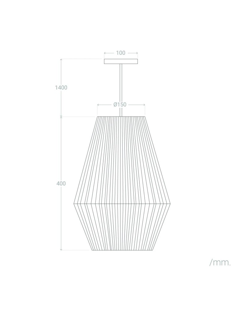 Boho pendant lamps - Abruzzo Giula Braided Paper Boho Pendant Lamp 30cm E27 ABR-LW12-BH-E27. - product kolory-swiatla.pl 7