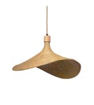 Abruzzo Lampa Wisząca Boho Kapelusz z Bambusa Isabella 40cm E27 ABR-LWS-BH40-E27 Abruzzo Lampa Wisząca Boho Kapelusz z Bambusa Isabella 40cm E27 ABR-LWS-BH40-E27
