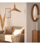 Abruzzo Lampa Wisząca Boho Kapelusz z Bambusa Isabella 40cm E27 ABR-LWS-BH40-E27 Abruzzo Lampa Wisząca Boho Kapelusz z Bambusa Isabella 40cm E27 ABR-LWS-BH40-E27