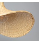 Abruzzo Lampa Wisząca Boho Kapelusz z Bambusa Isabella 40cm E27 ABR-LWS-BH40-E27 Abruzzo Lampa Wisząca Boho Kapelusz z Bambusa Isabella 40cm E27 ABR-LWS-BH40-E27