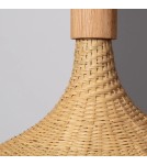 Boho pendant lamps - Abruzzo Boho Bamboo Hat Pendant Lamp Isabella 40cm E27 ABR-LWS-BH40-E27 - product 9