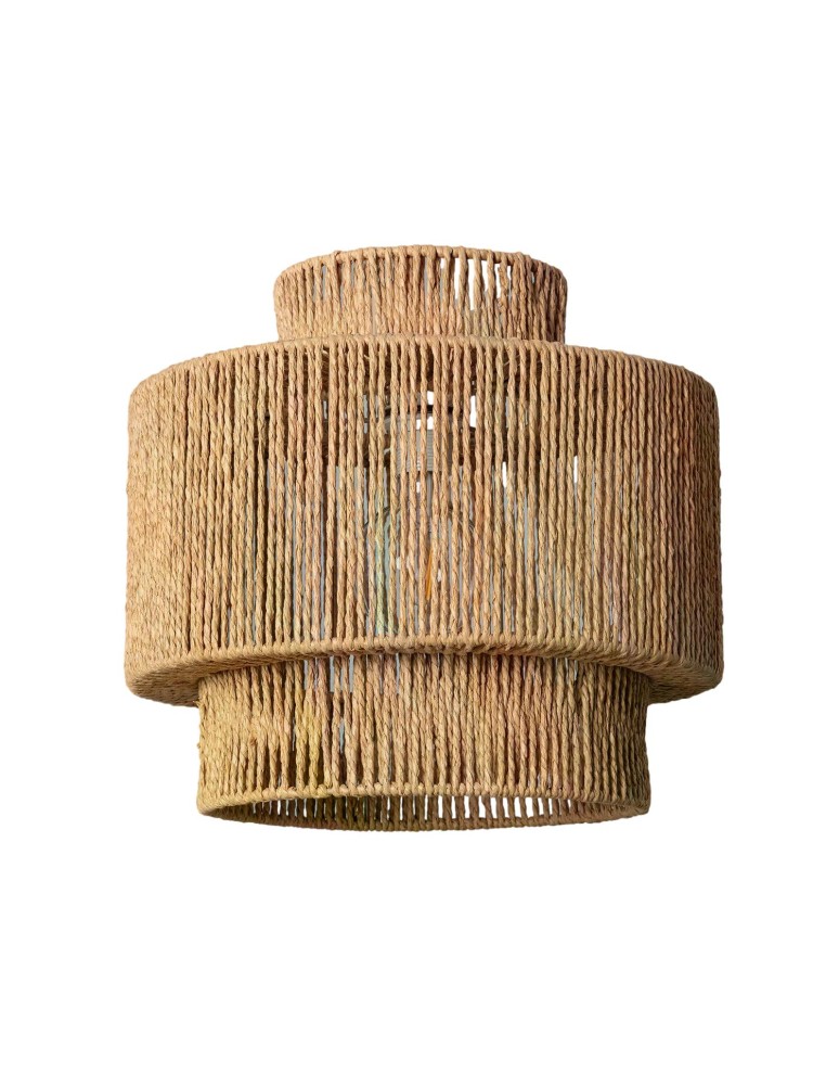 Boho pendant lamps - Abruzzo Braided Paper Boho Pendant Lamp Sara 40cm E27 ABR-LW14-BH-E27 - product kolory-swiatla.pl 1