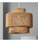 Boho pendant lamps - Abruzzo Braided Paper Boho Pendant Lamp Sara 40cm E27 ABR-LW14-BH-E27 - product 2
