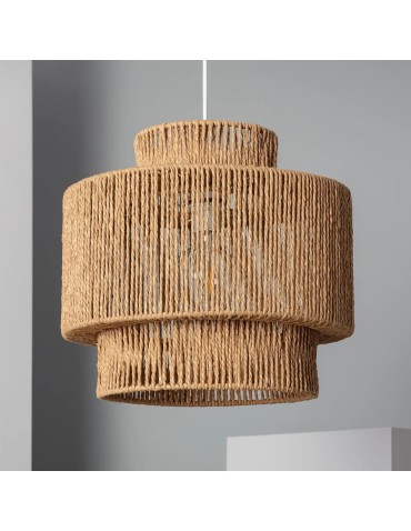 Abruzzo Lampa Wisząca Boho z Plecionego Papieru Sara 40cm E27 ABR-LW14-BH-E27 - produkt 2