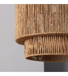 Boho pendant lamps - Abruzzo Braided Paper Boho Pendant Lamp Sara 40cm E27 ABR-LW14-BH-E27 - product 8