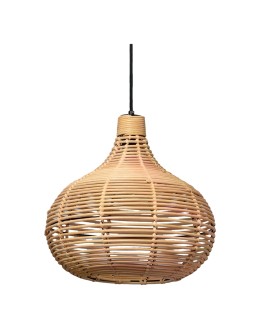 Abruzzo Lampa Wisząca Boho z Rattanu Lidia 37cm E27 ABR-LW16-BH-E27