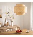 Abruzzo Lampa Wisząca Boho z Bambusa Livia 42cm E27 ABR-LW17-BH-E27