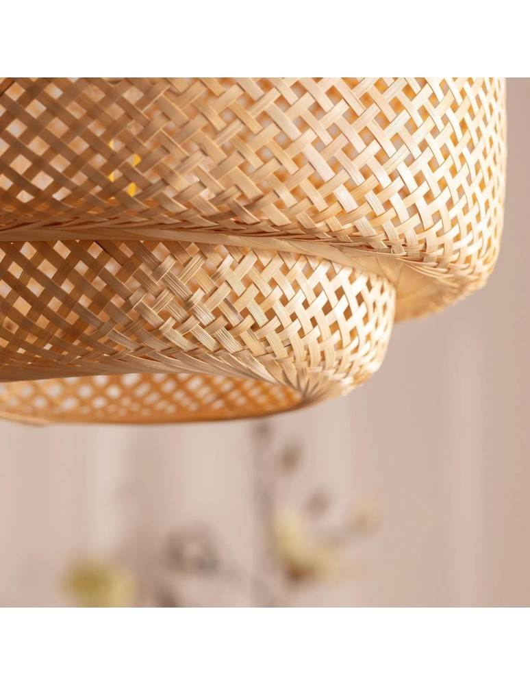Boho pendant lamps - Abruzzo Bamboo Livia 42cm E27 Boho Pendant Lamp ABR-LW17-BH-E27 - product kolory-swiatla.pl 5