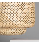 Abruzzo Lampa Wisząca Boho z Bambusa Livia 42cm E27 ABR-LW17-BH-E27