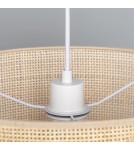 Abruzzo Lampa Wisząca z Rattanu Boho Ludovica 40cm E27 ABR-LW18-BH-E27