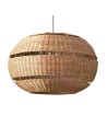 Abruzzo Lampa Wisząca z Rattanu Zewnętrzna Boho Lucinda 80 cm E27 ABR-LW19-BH-E27
