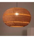 Outdoor pendant lamps - Abruzzo Outdoor Rattan Pendant Lamp Boho Lucinda 80 cm E27 ABR-LW19-BH-E27 - product 3