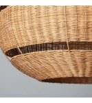Outdoor pendant lamps - Abruzzo Outdoor Rattan Pendant Lamp Boho Lucinda 80 cm E27 ABR-LW19-BH-E27 - product 5