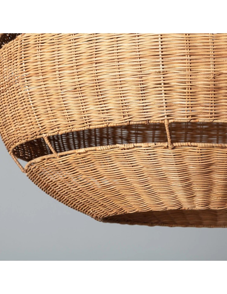 Abruzzo Lampa Wisząca z Rattanu Zewnętrzna Boho Lucinda 80 cm E27 ABR-LW19-BH-E27