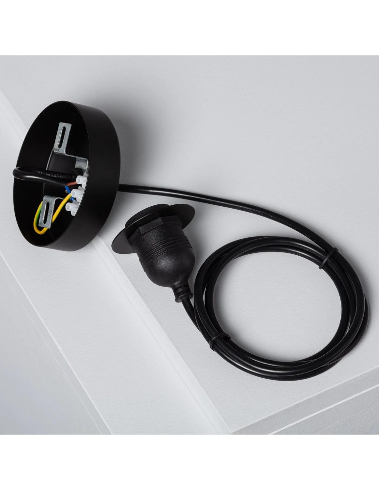 Abruzzo Lampa Wisząca z Rattanu Zewnętrzna Boho Lucinda 80 cm E27 ABR-LW19-BH-E27