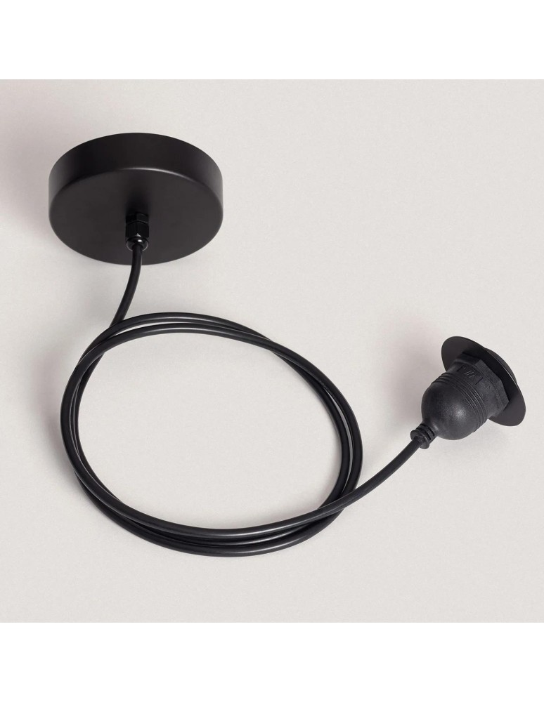 Abruzzo Lampa Wisząca Boho z Włókna Naturalnego Zewnętrzna Paola 50cm E27 ABR-LW21-BH-E27