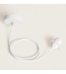 Outdoor pendant lamps - Abruzzo Rattan Outdoor Boho Pendant Lamp Martina 40cm E27 ABR-LW23-BH-E27 - product 4