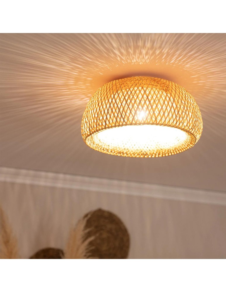 Ceiling lamps - Abruzzo Boho Plafond in Bamboo 45cm Mia E27 ABR-PL-BH-E27 - product kolory-swiatla.pl 4
